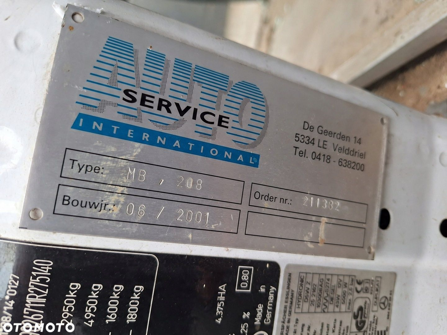 SPRINTER W902 00-06 2.2 CDI 611987 MOST TYLNY DYFER 9013530410 358 - 15