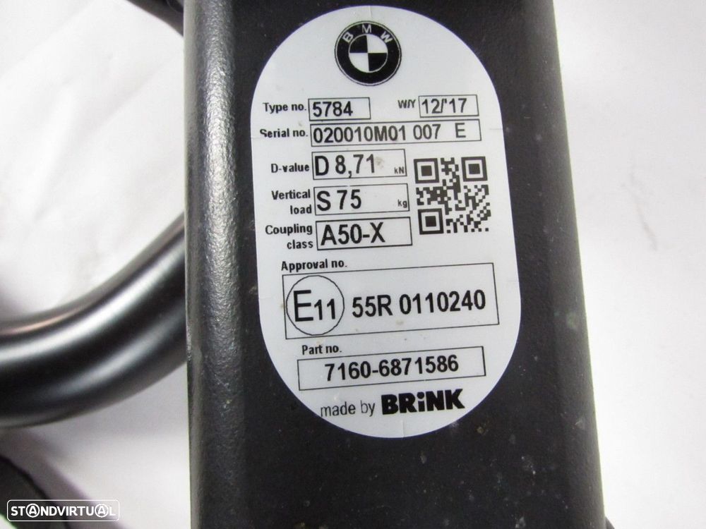 Gancho de reboque Seminovo/ Original MINI MINI CLUBMAN (F54) 71606875020 - 3