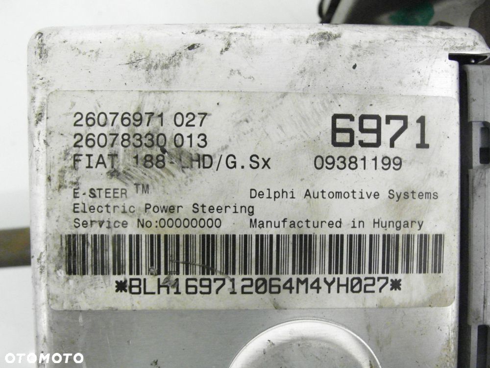 WSPOMAGANIE ELEKTRYCZNE FIAT PUNTO II 09381199 26076971 26078330 - 5