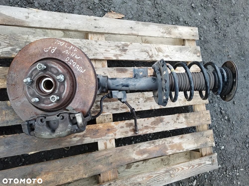 FORD MONDEO MK4 07-14 MCPERSON AMORTYZATOR ZWROTNICA PRAWY PRZÓD KOMPLETNY DEMONTAŻ