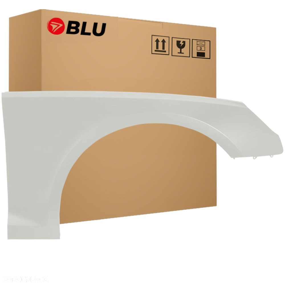 BLU Błotnik AUDI A4 B9 S4 LX7W prawy przód srebrny 2015-2019 EisSilber - 1
