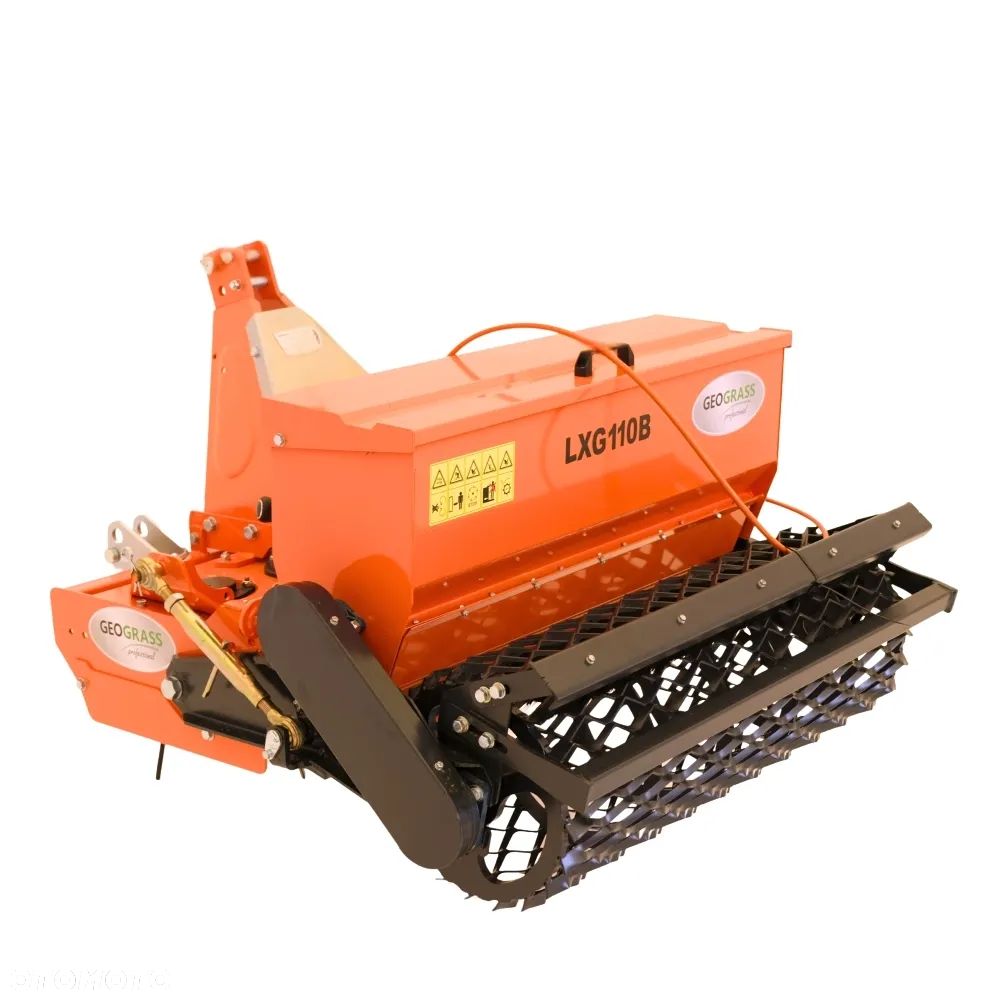 aktywna brona LXG110 + siewnik GEOGRASS brona wirnikowa Raty Transport - 5