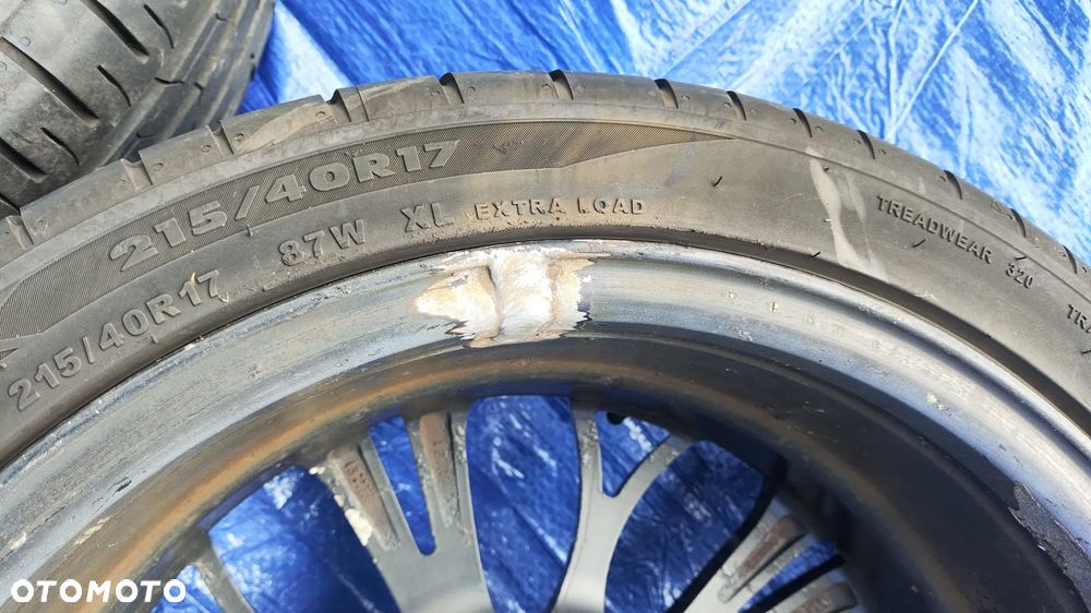 KOŁA FELGI ALUMINIOWE ALUFELGI WZÓR TZUNAMEE BARRACUDA 7Jx17 ET40 4x100 4x108 OPONY LETNIE GT RADIAL SPORTACTIVE 2 215/40R17 215 40 17 2023r PRAWIE JAK NOWE RENAULT PEUGEOT CITROEN FORD OPEL CHEVROLET FIAT TOYOTA NISSAN MAZDA SEAT SKODA VW - 18