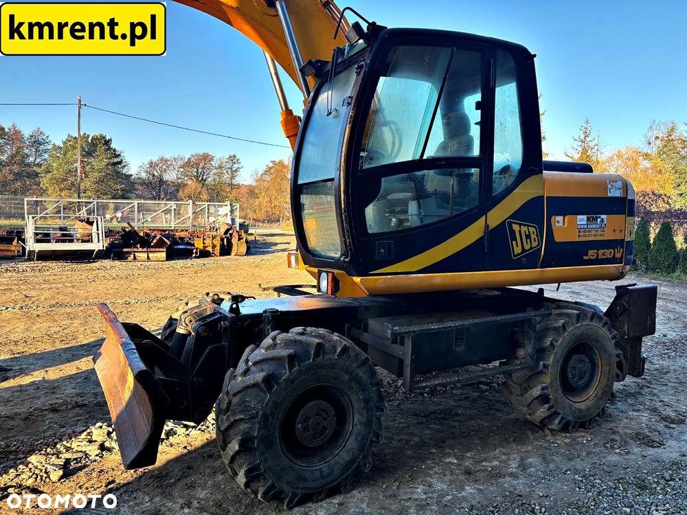 JCB JS 130 W KOPARKA KOŁOWA 2002r. | KOMATSU PW 140 CAT LIEBHERR 313 315 316 JCB JS 145 - 6