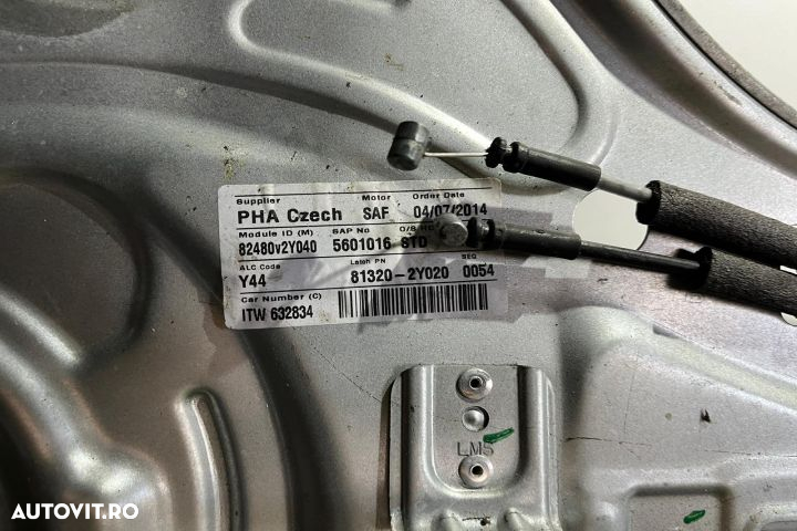 Macara geam dreapta fata 813202Y020 Hyundai ix35 1 [facelift] [2013 - - 3