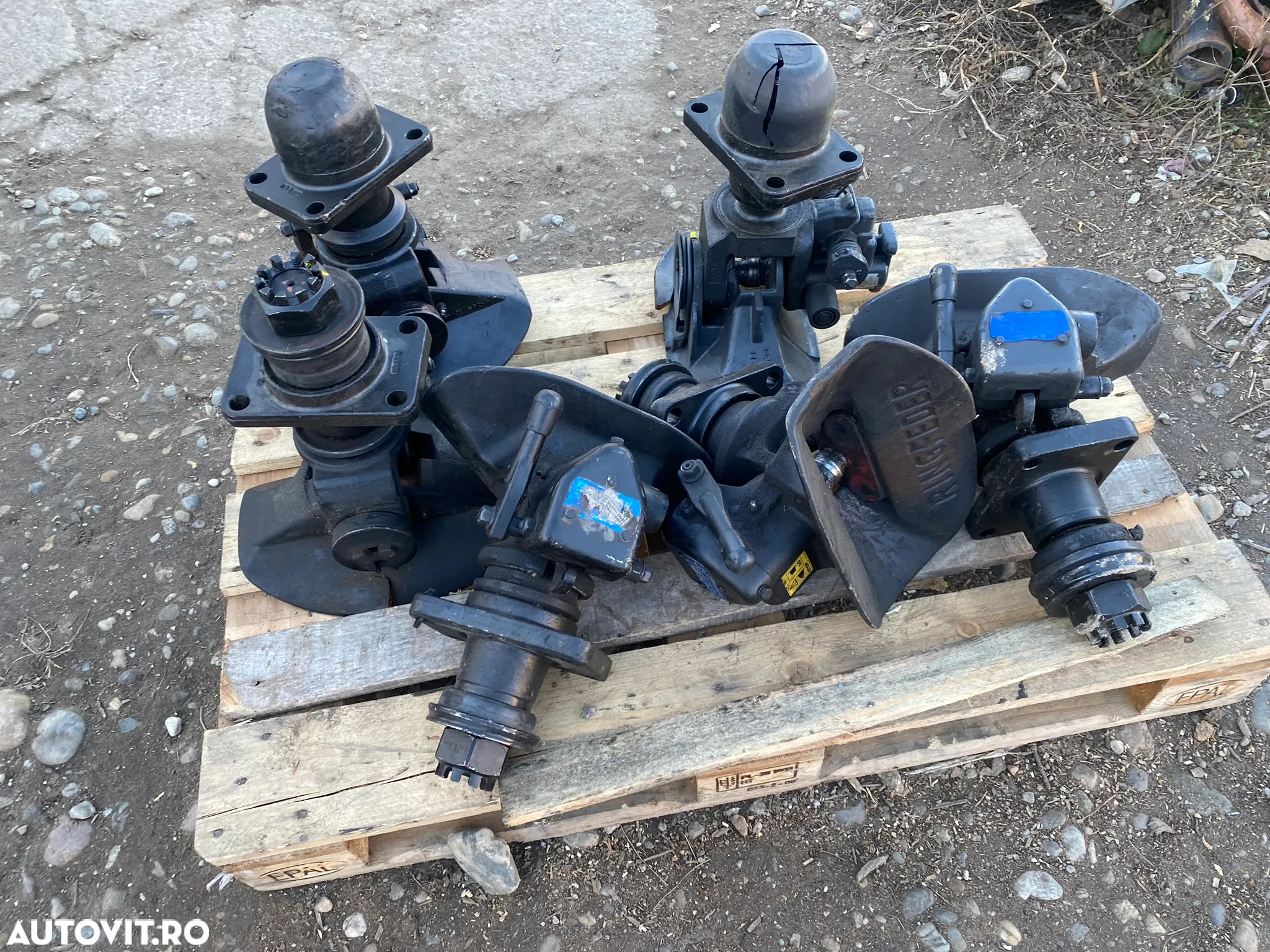 Sistem de cupla complet - Cuple Remorcare originale cu bolt pentru camion Scania Man Daf Iveco Mercedes Renault - 2