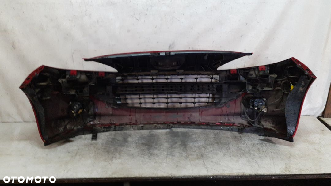 ) ZDERZAK PRZÓD PRZEDNI PEUGEOT 207 EKQD BORDO BORDOWY HALOGENY - 5