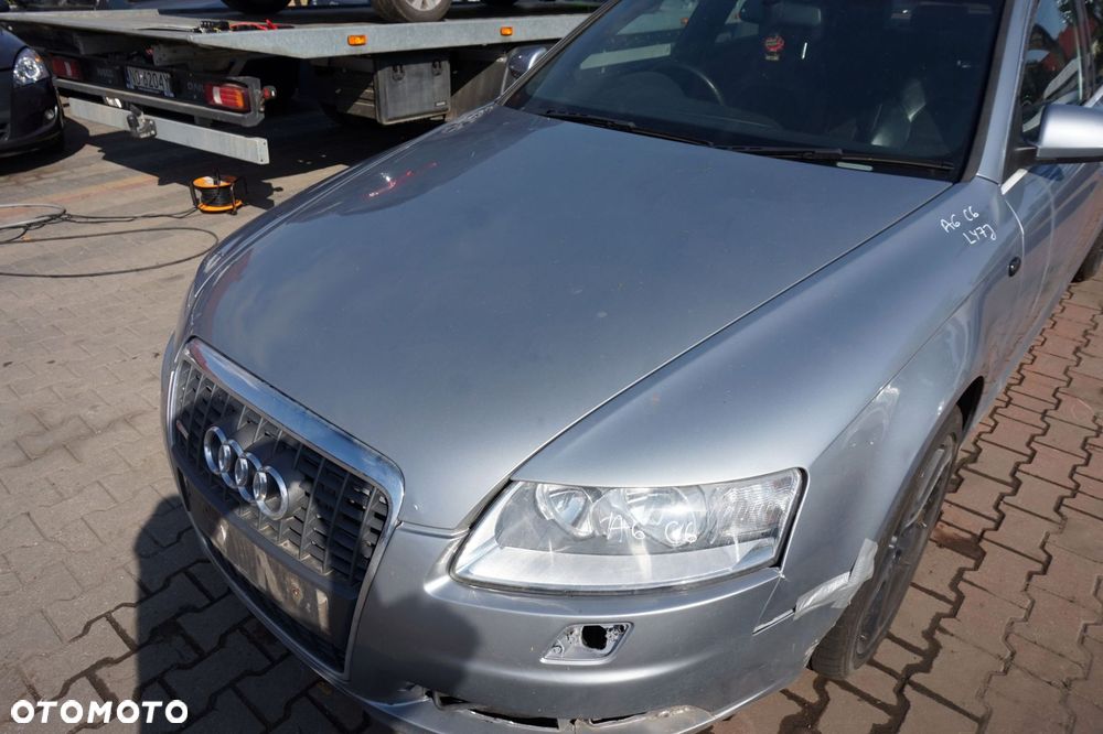 MASKA ZDERZAK BŁOTNIKI LAMPY A6 C6 LY7J S-LINE AUDI 2004-2008 SREBRNY PRZÓD KOMPLETNY - 4