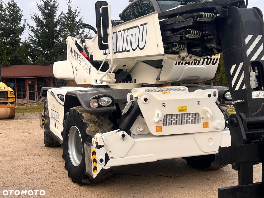 Manitou Ładowarka teleskopowa Manitou Mrt 2150 + Privilage Roto obrotowa 360 Pilot sterowanie radiowe Kosz Widły 2016/17 1840 2550 2540 silnik Mercedes 2150+ Merlo - 35