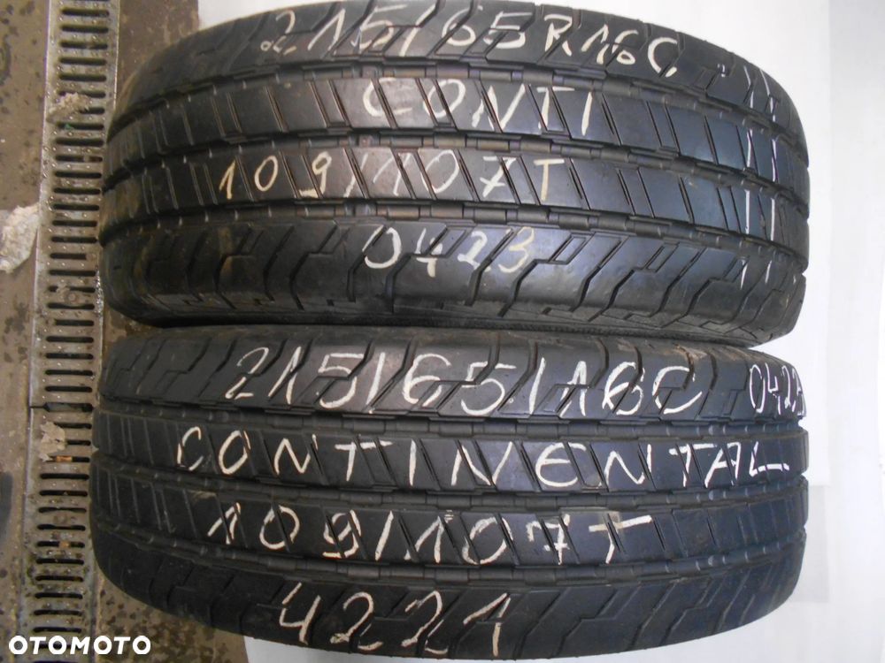 OPONY 215/65R16C CONTINENTAL CONTI VAN CONTACT 100 DOT 0423 / 4221 10MM - 1