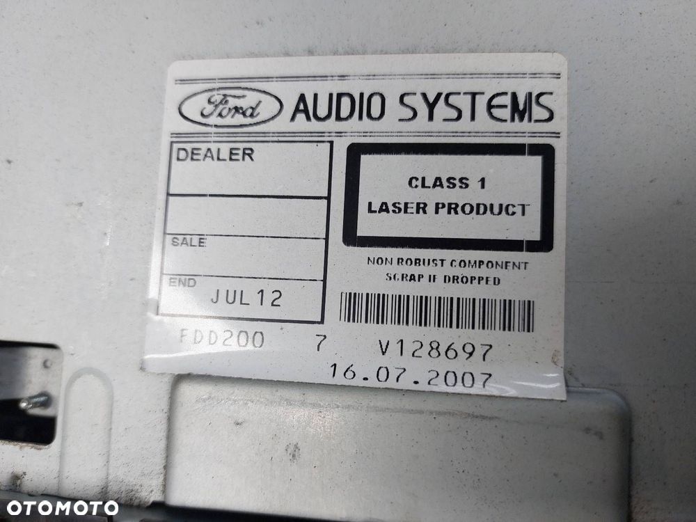 RADIO ODTWARZACZ FORD FOCUS MK2 7M5T-18C815-BA 7M51-18522A - 4