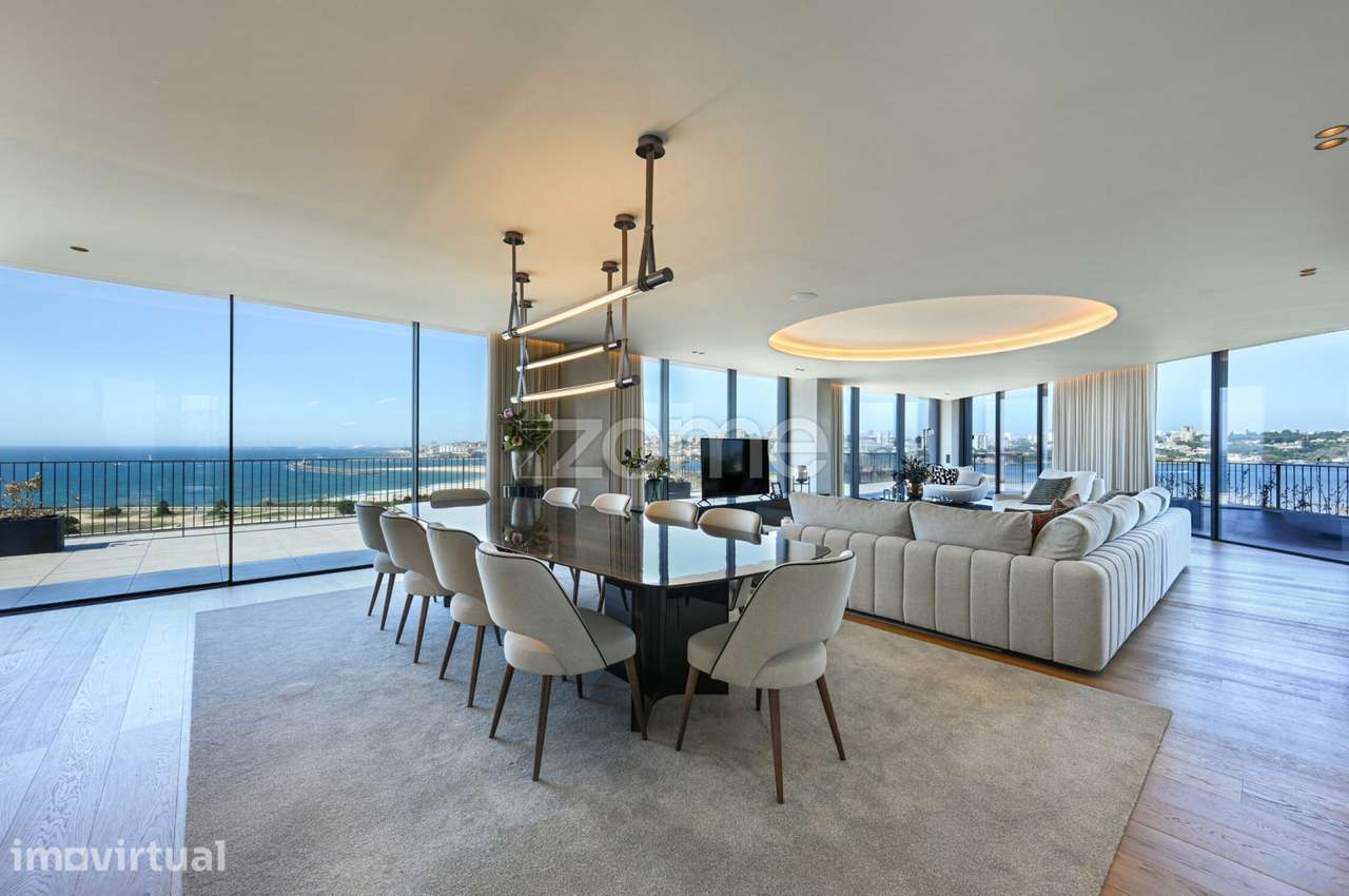 Penthouse T4 com magnificas vistas rio e mar