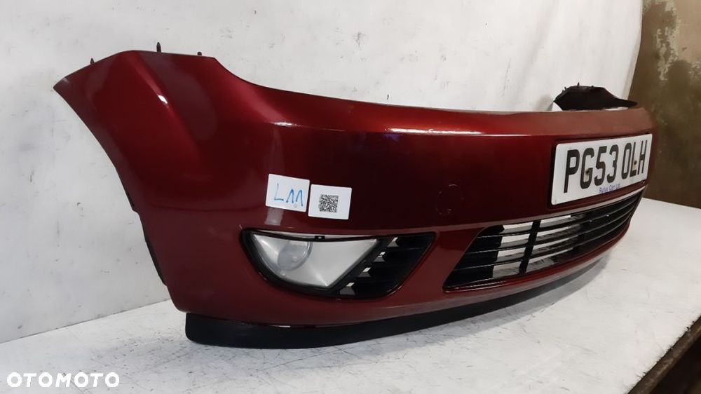 } ZDERZAK PRZÓD PRZEDNI DO FORD FIESTA MK6 6 VI BORDO BORDOWY HALOGENY - 3