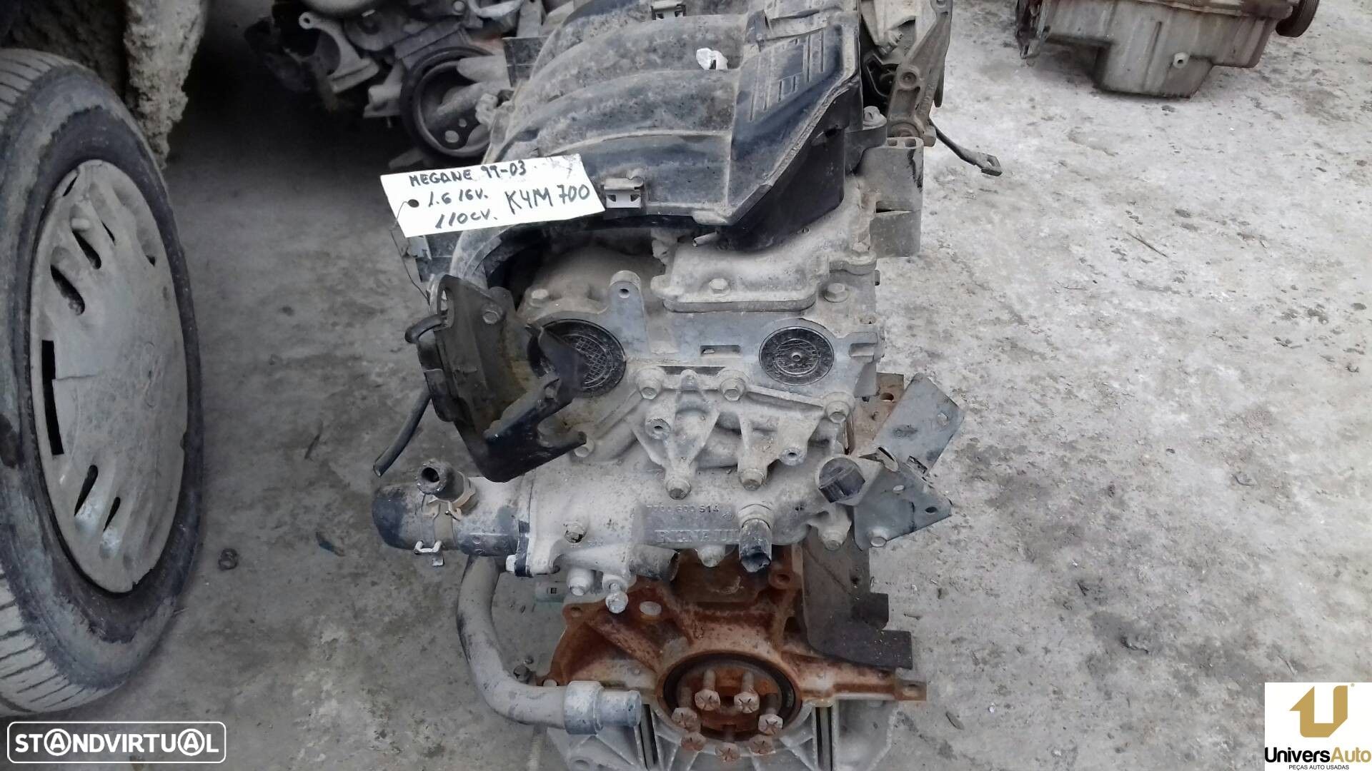 MOTOR COMPLETO RENAULT MEGANE I COACH 2002 -K4M700 - 1