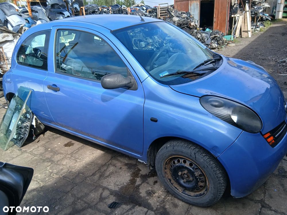 Nissan Micra K12  02- 1.2 B  CG12DE Lakier T12  drzwi zderzak maska   błotnik  skrzynia silnik  deska fotel