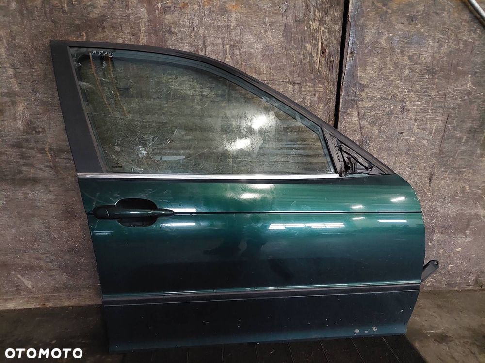 DRZWI KOMPLETNE PRAWY PRZÓD BMW E46 SEDAN 386/6 FARNGRUEN METALLIC - 1