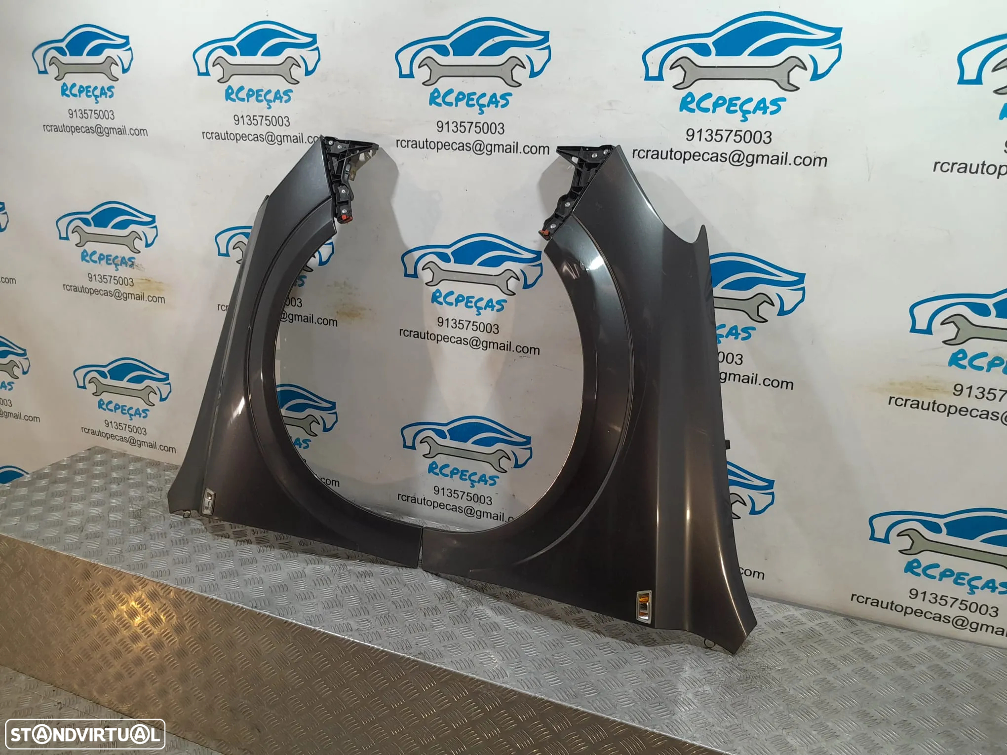 FRENTE COMPLETA OPEL ASTRA H A04 CAPOT PARACHOQUES GUARDA-LAMAS OTICAS RADIADOR VENTILADOR FRENTE FIBRA REFORÇO - 9