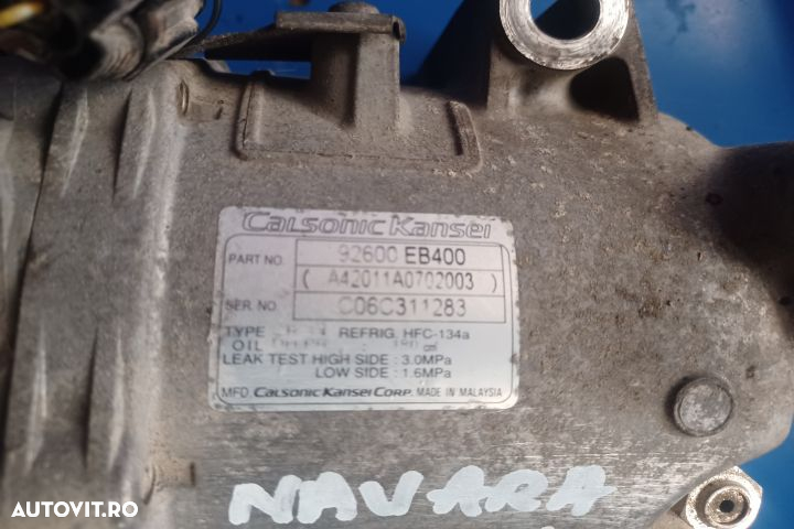 Compresor AC 92600EB400 MX1253 Nissan Navara D40 [2005 - 2010] - 2