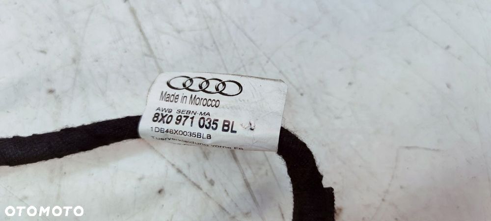 WIĄZKA BOCZKA DRZWI LEWY PRZÓD AUDI A1 8X 8X0971035BL - 2