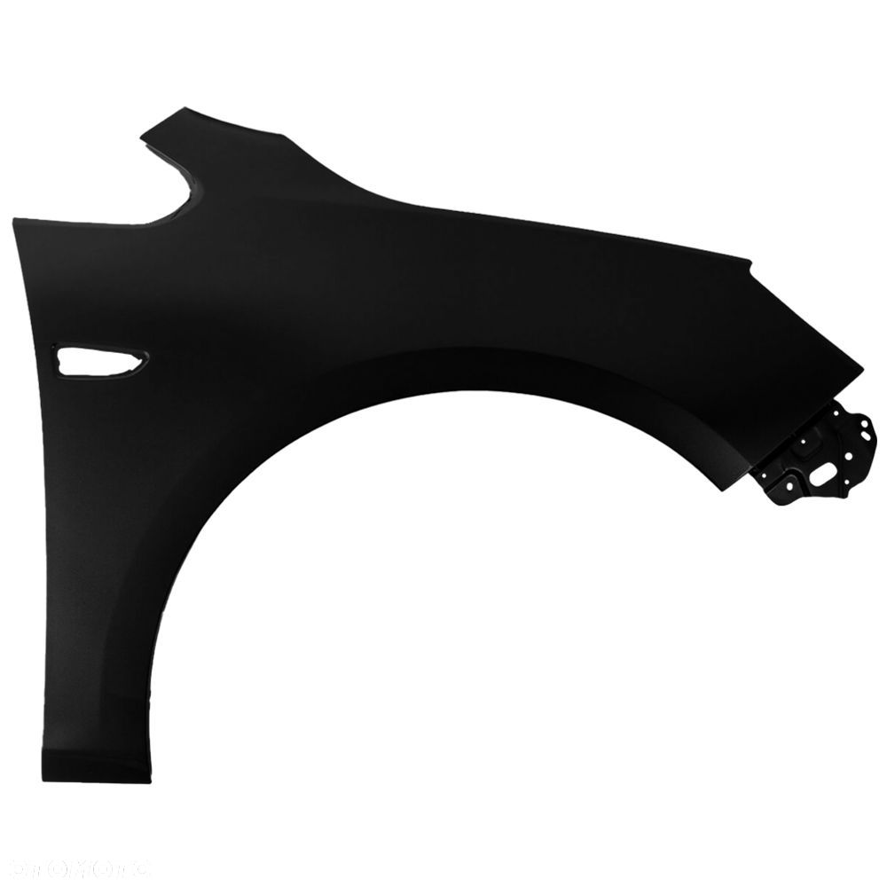 BLU Błotnik OPEL ASTRA J 4 IV Z22C prawy czarny 09-19 przód Graphitschwarz - 2