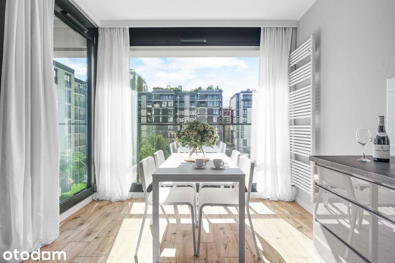 Nowe 2 pokoje z pięknym widokiem na patio | garaż | sPlace Park