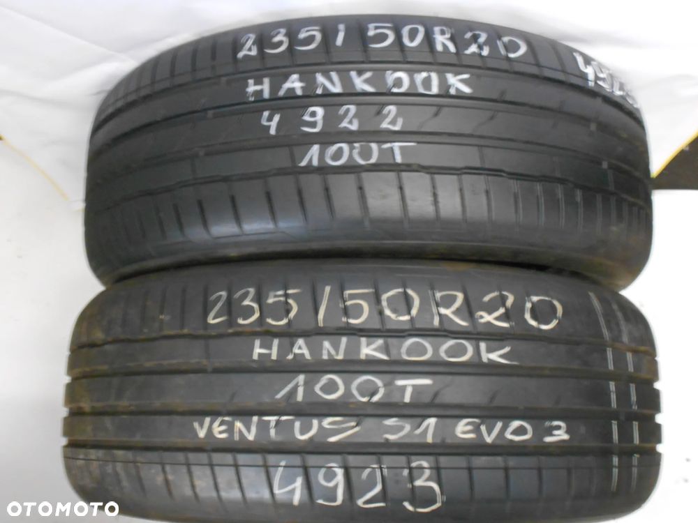 OPONY 235/50R20 HANKOOK VENTUS S1 EVO 3 EV DOT 4923 / 492 27.4MM - 1