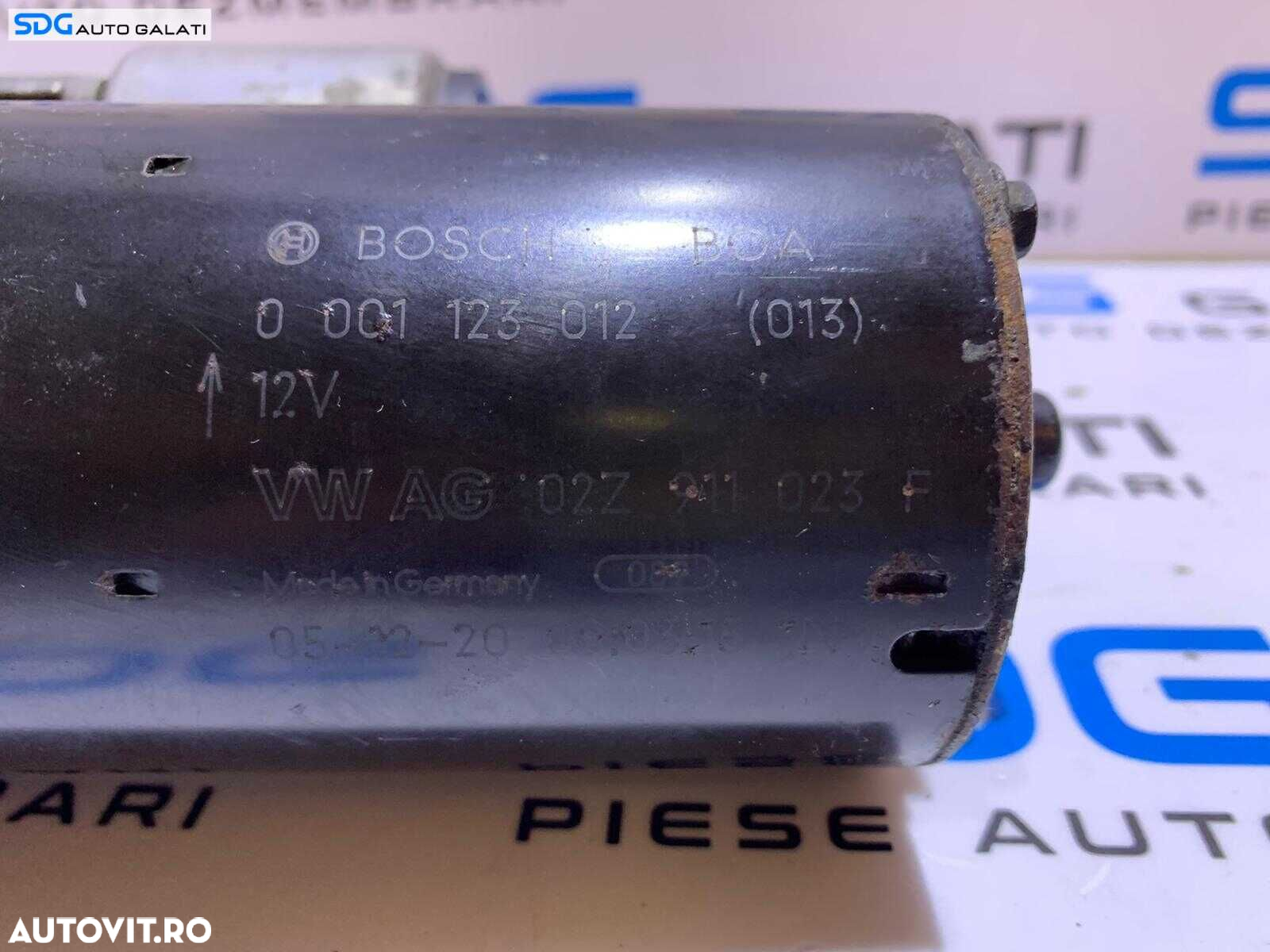 Electromotor Bosch cu 10 Dinti Volkswagen Polo 9N 1.4 TDI BNN BWB AMF BAY BMS BNV 2002 - 2009 Cod 02Z911023F 0001123012 1005831311 [M4233] - 6