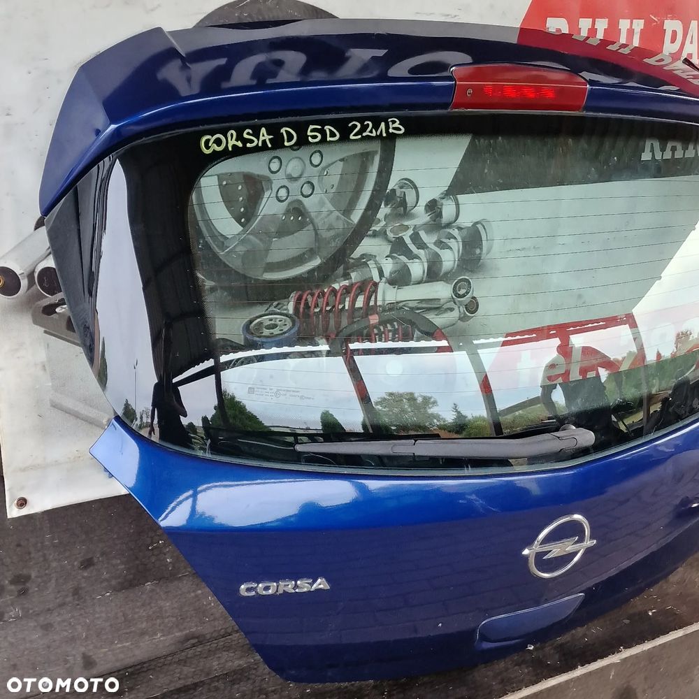 KLAPA BAGAŻNIKA OPEL CORSA D 5D Z21B - 7
