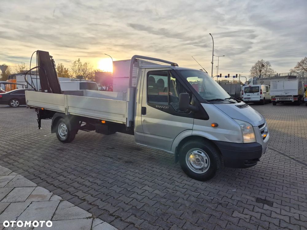 Ford Transit 350  2.4TDCI / SKRZYNIA / MOCNY HDS HIAB / WEBASTO / DŁUGI / 3 MIEJSCA  / ALUMINIOWE BURTY / NAJMOCNIEJSZY HDS NA KAT. B - 5