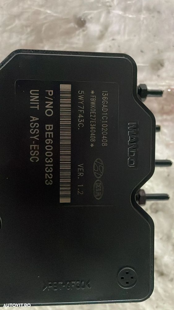 Pompa ABS KIA Sportage 3 2010-2016 589203U940, BE60031323 - 2