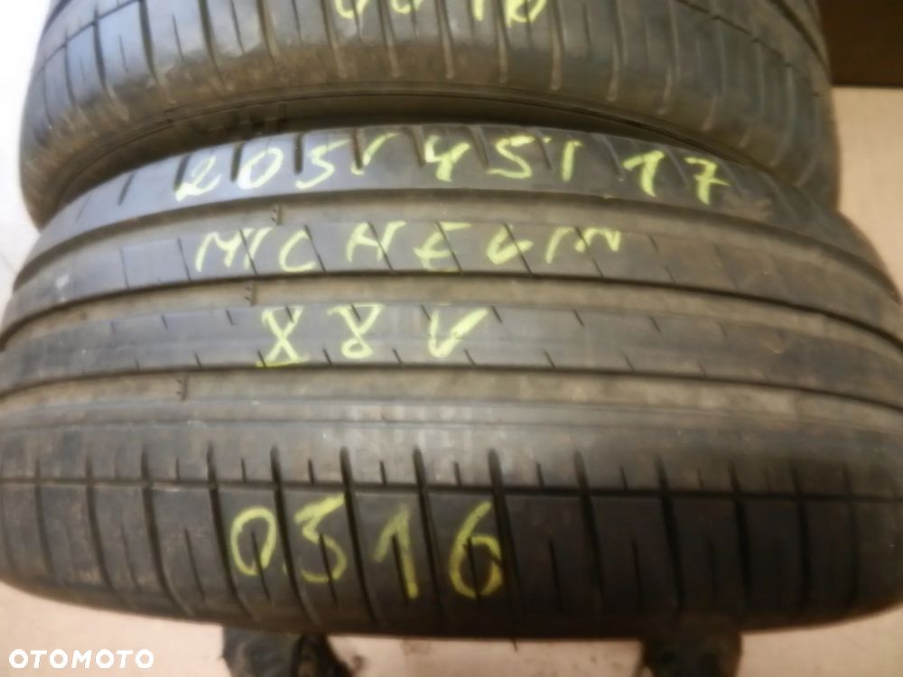 Opony 205/45r17 michelin pilot sport 3 6,7mm lato para - 2
