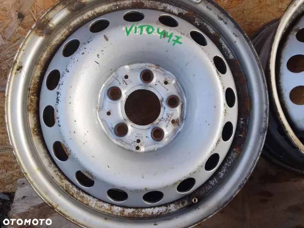 felga stalowa 6.5j16h2 5x112 mercedes vito w447 a4474010101 - 5