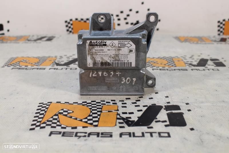 Centralina De Airbags Peugeot 308 I (4A_, 4C_)  9665100080 / 610714900 - 1