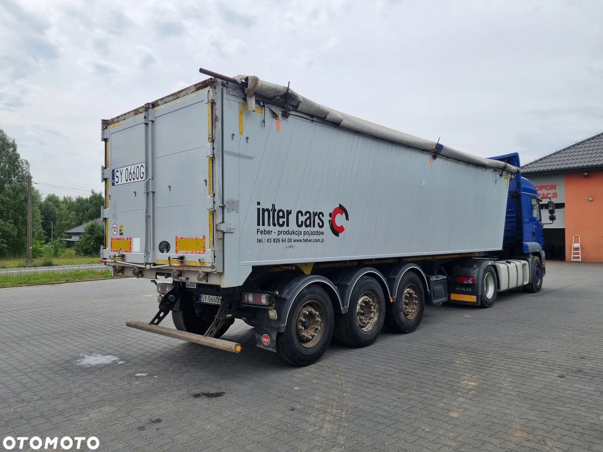 Feber Inter Cars wywrotka  klapo-drzwi  42m3 - 5