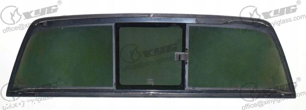 SZYBA TYLNA DODGE RAM 2D/4D 2003-2009 CIEMNA Z OKIENKIEM - 1