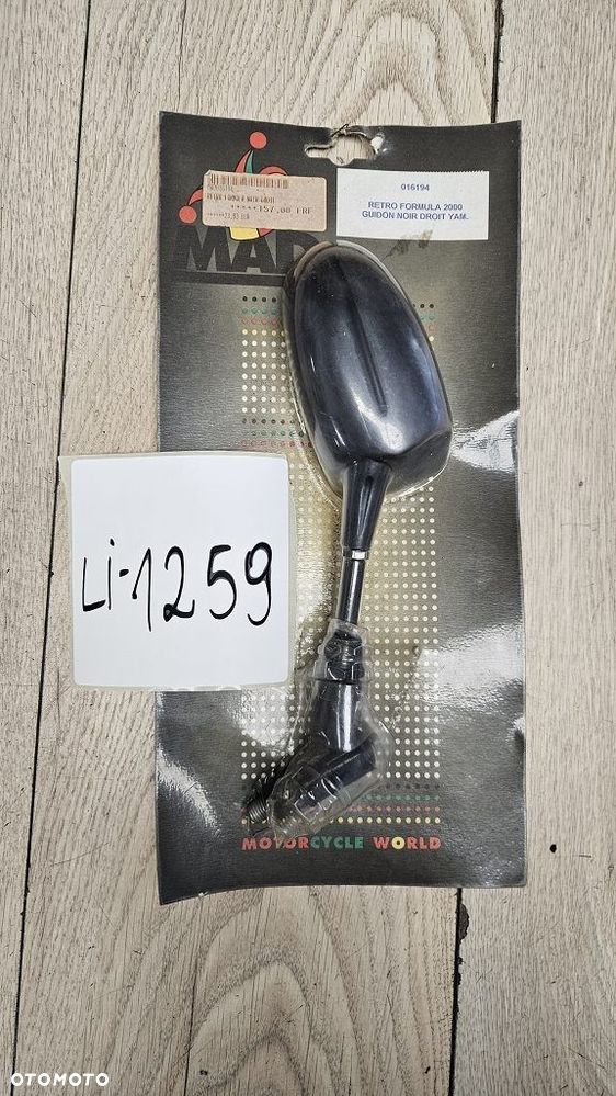 Lusterko motocyklowe MAD Retro Formula 2000 Prawe Yamaha Czarne - 1