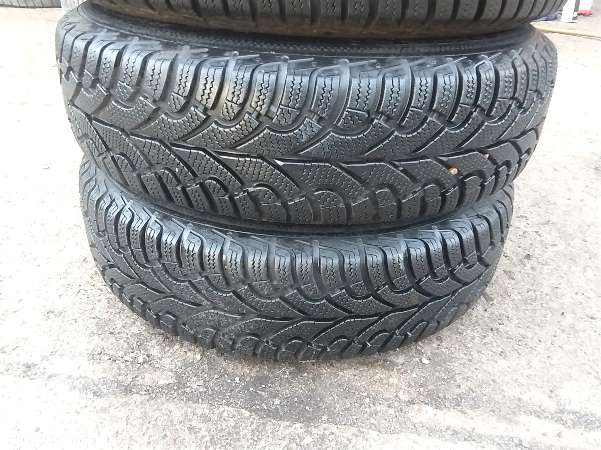 155/70R13 75Q Opony Zimowe Zima Fulda Kristall Montero 2 Legnica ALU-RAD 7mm jak Nowe 4x108 stalowe Ford Ka Fiesta MK3 MAZDA 121 13 155/70 - 4
