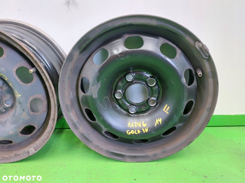 Felgi stalowe VW Golf IV LEON I TOLEDO II OCTAVIA I BORA ET 38 5X100 6J 14 - 6