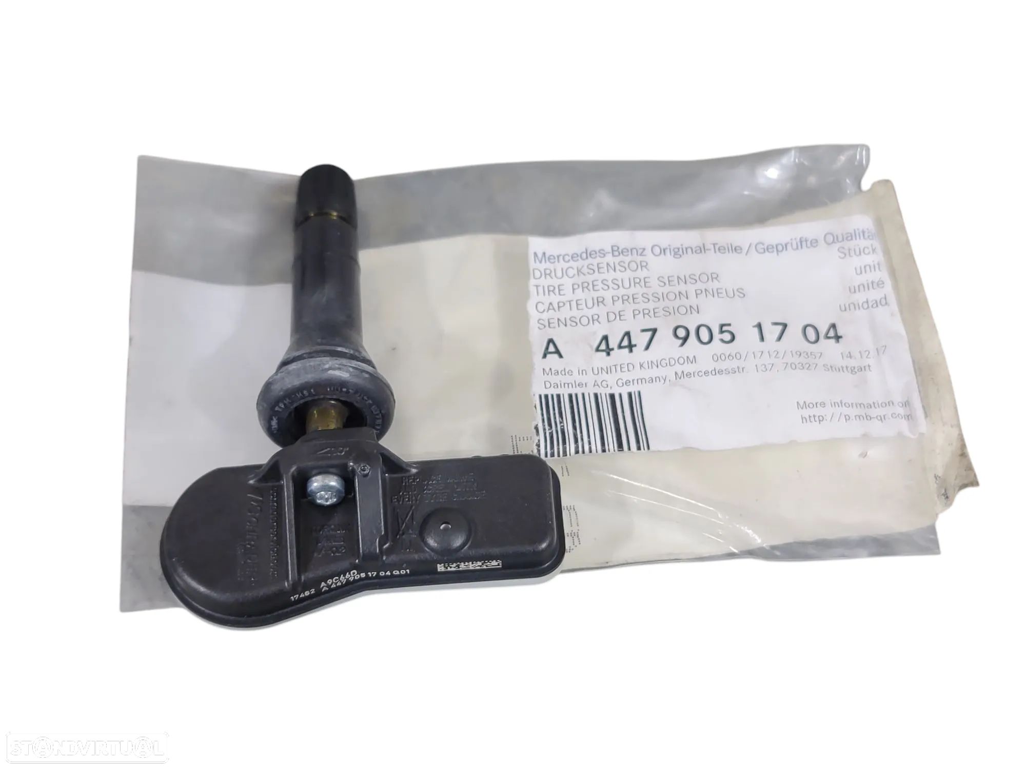 Válvula Nova Original Pressão Pneu Sensor TPMS Mercedes A4479051704 - 1
