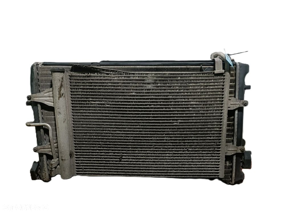 SKODA FABIA II 07-14 1,4 B komplet chłodnic 6Q0820411K + wentylator * - 1