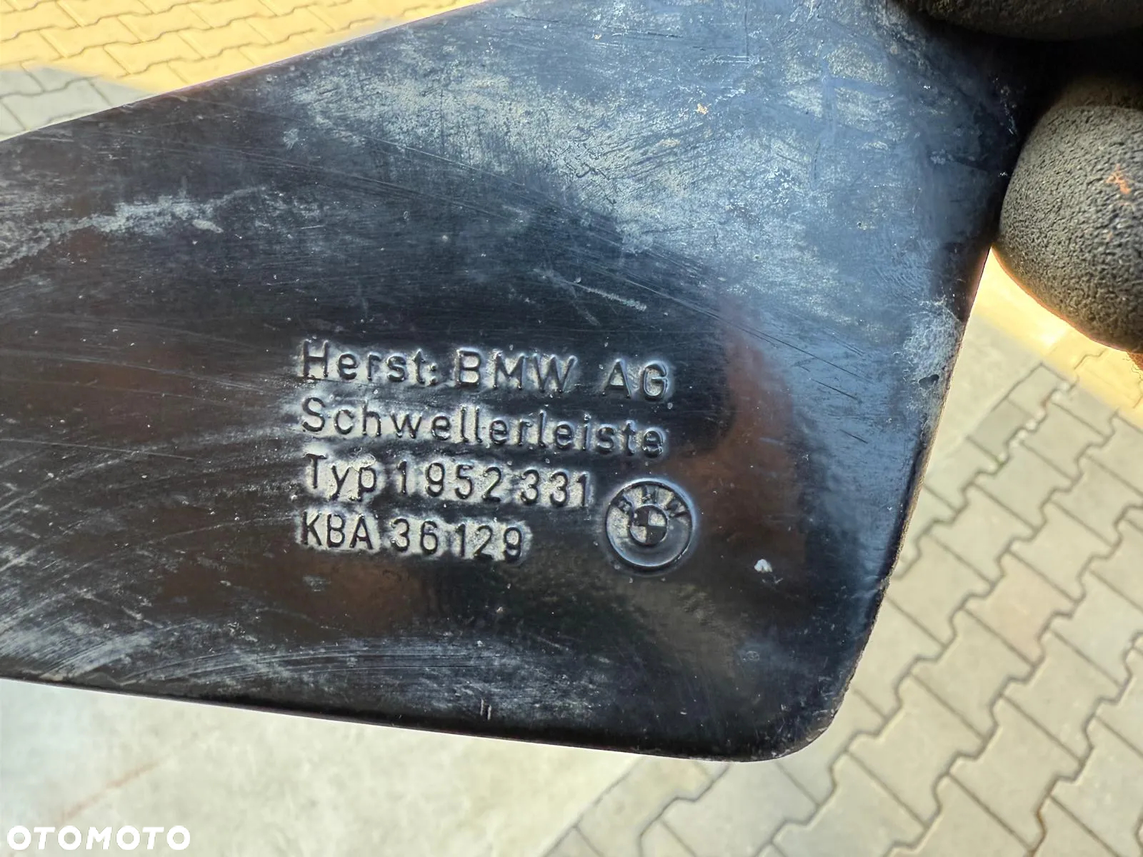 BMW 3 E30 COUPE NAKŁADKA PROGU M TECHNIK 1952331 1952332 - 12