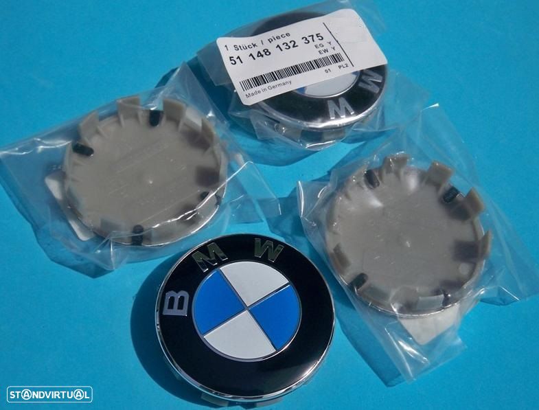 Emblema logo Centro de jante Bmw 68mm NOVO - 1