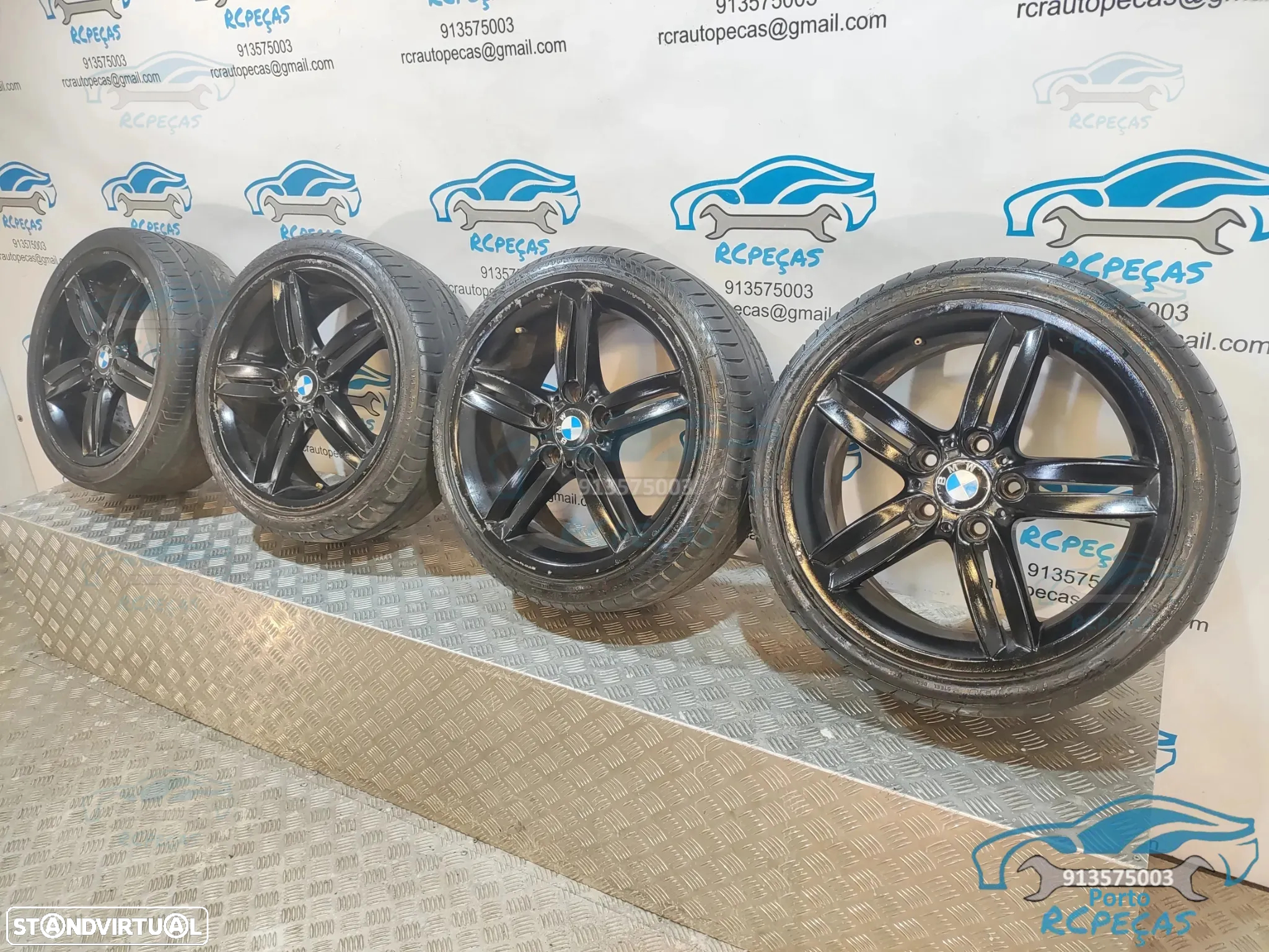 Jantes Originais 18" BMW Pack M Style 208 - 5x120 - 7,5J / 8J | ET49 / ET49 - Jante | Dupla Medida | 18 Polegadas | 7839305 | 8036939 | 803694 | 5 x 120 | 208M | E81 | E82 | E87 | E88 | F20 | F21 | Original | Originais | Serie 1 - 6