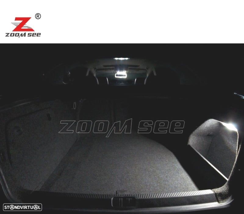 KIT COMPLETO DE 19 LÂMPADAS LED INTERIOR PARA VOLKSWAGEN VW PASSAT B6 3C 5 06-11 - 4