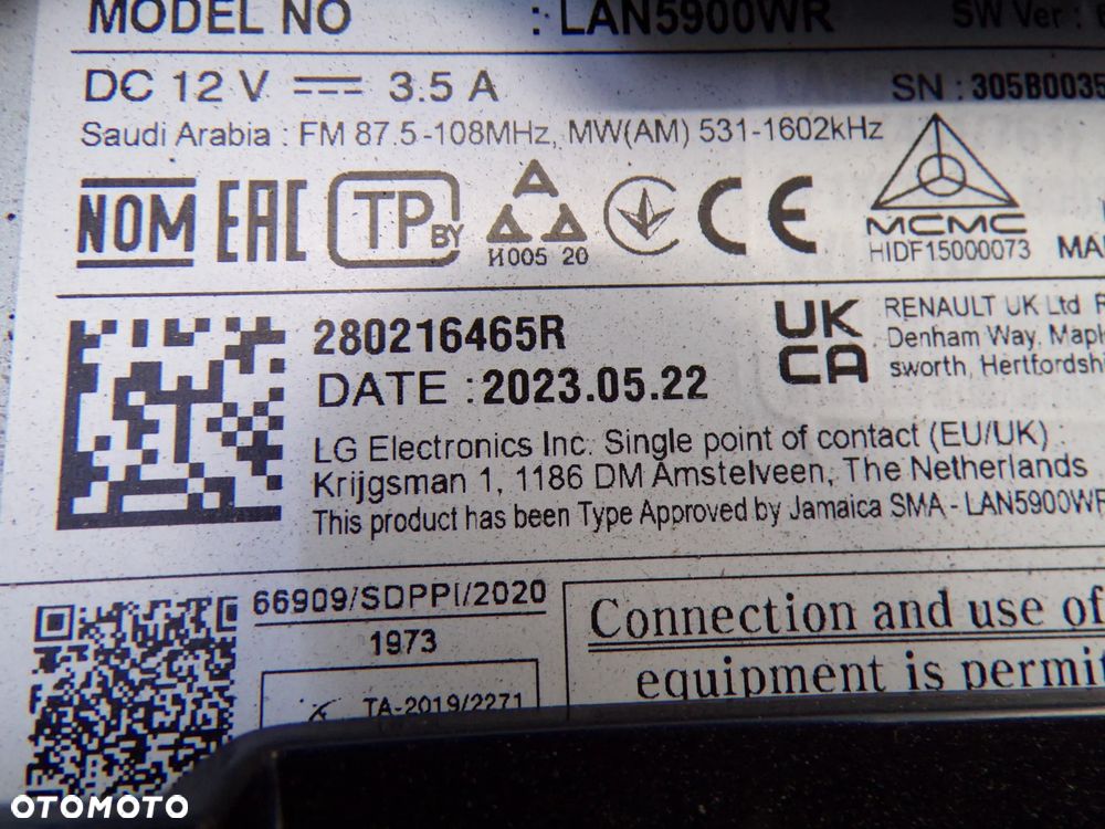 RADIO WYŚWIETLACZ NAWIGACJA DACIA SANDERO III 280216454R - 3