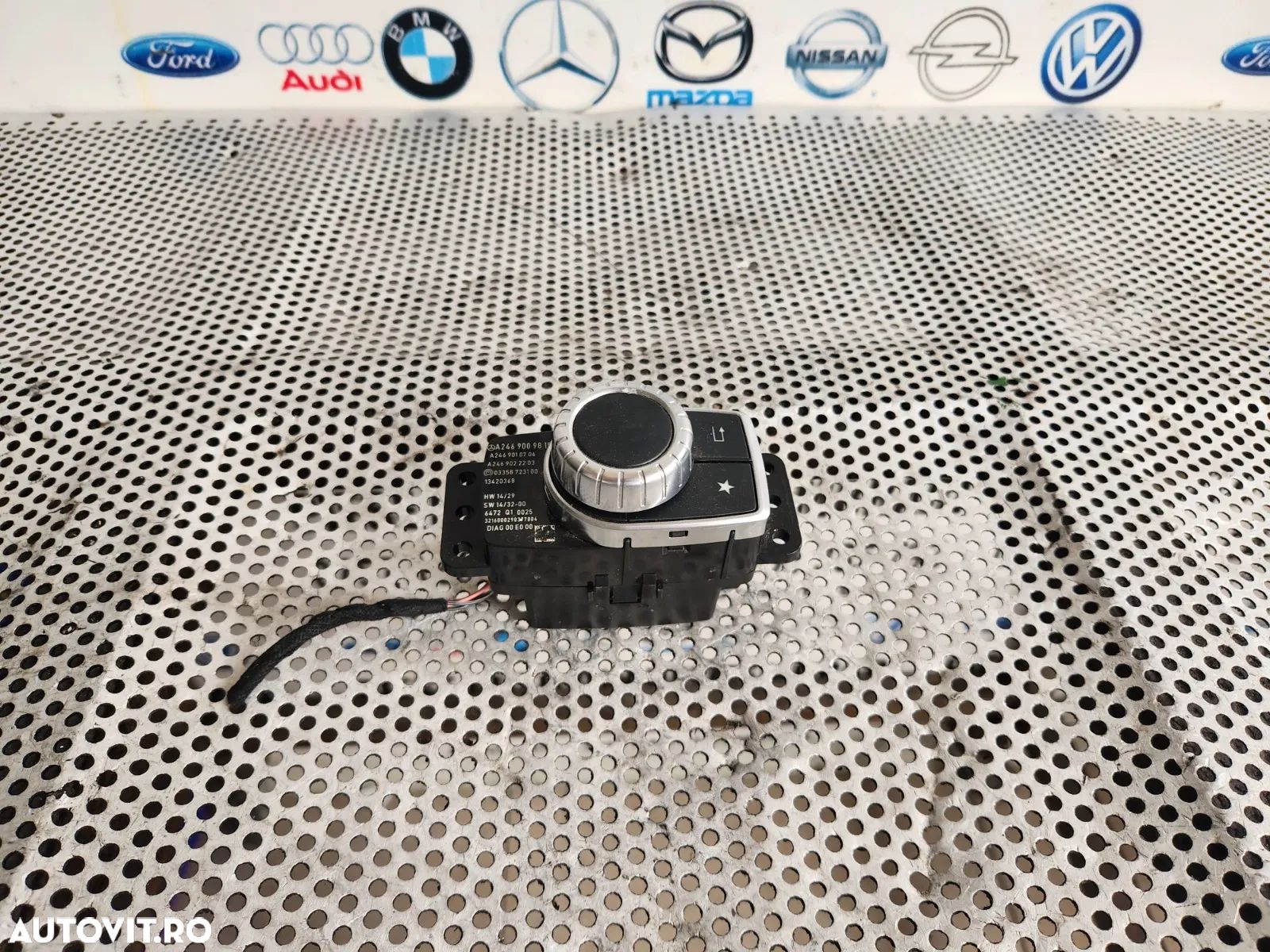 Joystick Modul Comenzi Controler Radio Navi Mercedes A Class B Class W176 W246 Cla W117 Gla W156 X156 Cod A2469009815 - Dezmembrari Arad - Achizitionam Autoturisme/Piese Auto - 1