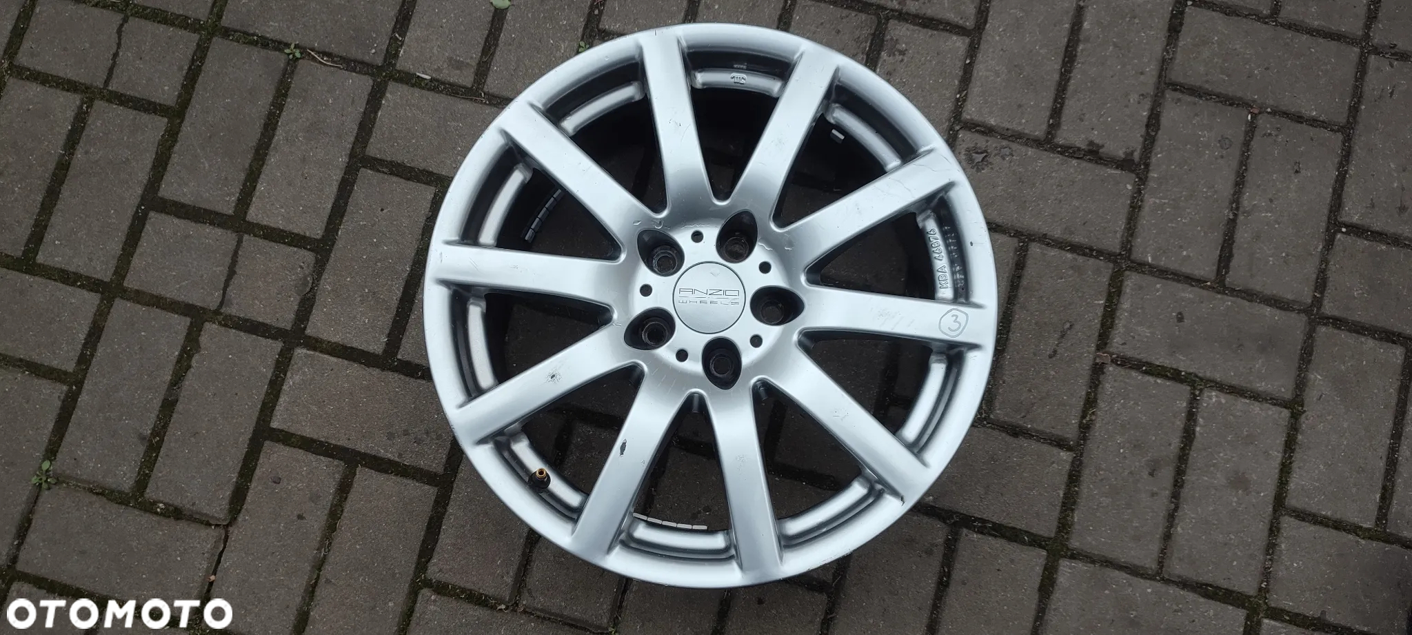 FELGI 5x112 7.5Jx17 CALI ET35 ANZO VW AUDI SEAT SKODA MERCEDES KOMPLET 4 SZTUKI - 4