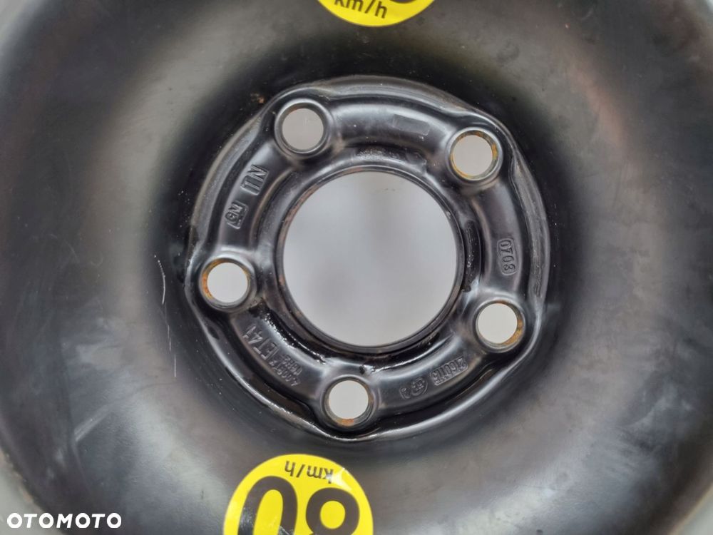 KOŁO DOJAZDOWE Opel Vectra C Astra H dojazdówka 125/85 R16 2160115 5x110 - 3