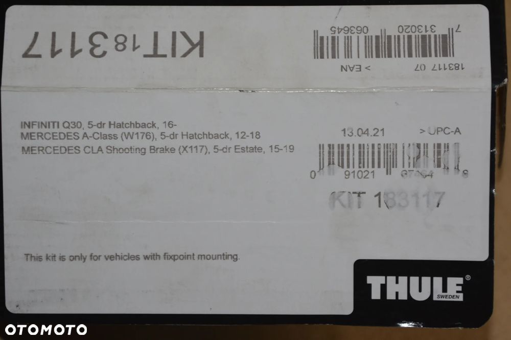 Infinity Q30 - Thule Wingbar Edge Alu NOWY - 8