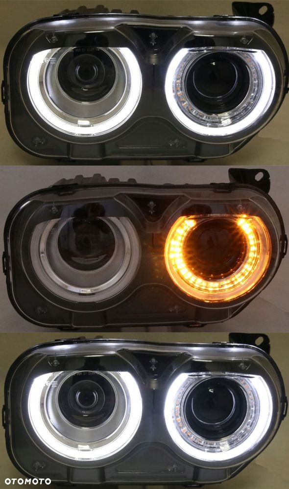 Reflektor Lampa Xenon Europa Homologacja Dodge Charger VII 7 Lift 2014-23 R - 3